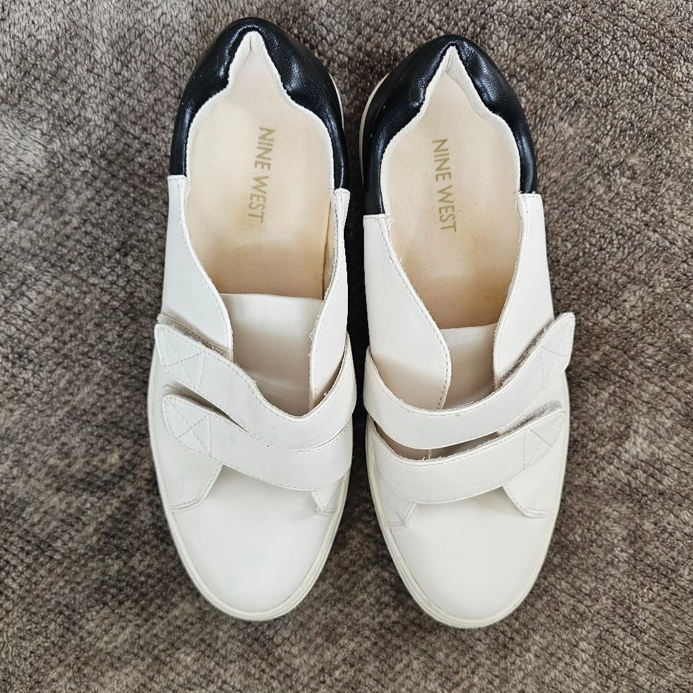 Nine West Leandro Velcro Sneakers Sz8.5 M